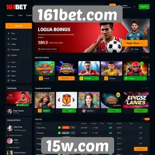 A interface do usuário no 161bet.com é intuitiva